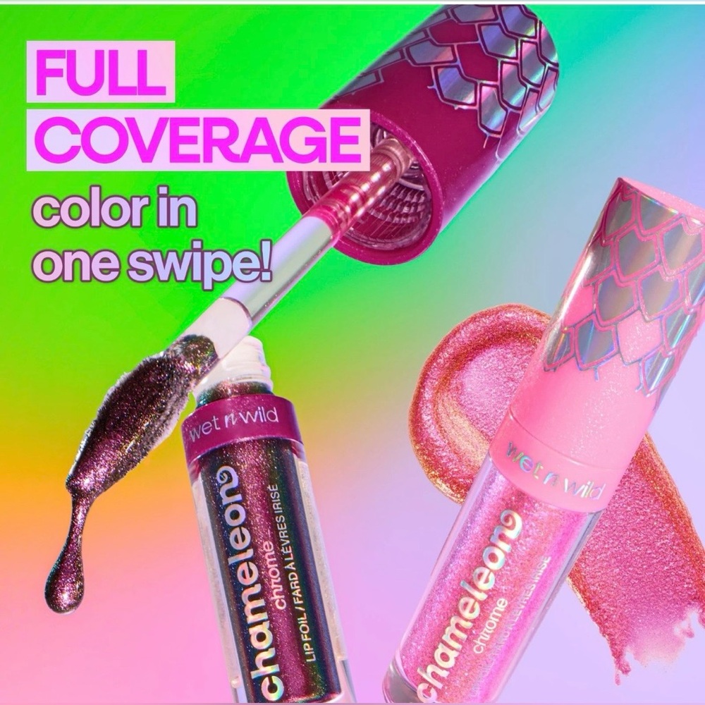 Wet n Wild Chameleon Halo’s Way Lip Gloss Glitter & Shine. Lost Lasting NEW - Picture 2 of 6